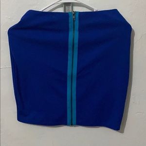 A zipper skirt
